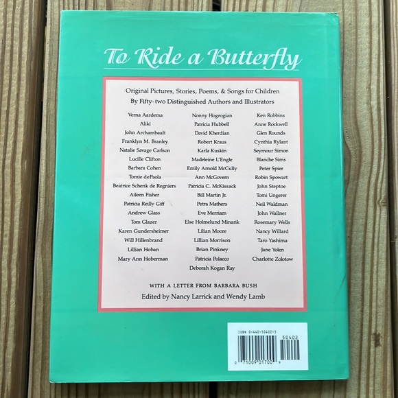 To Ride A Butterfly Original Pictures, Stories, Poems, & Songs For Children HC - Picture 2 of 16